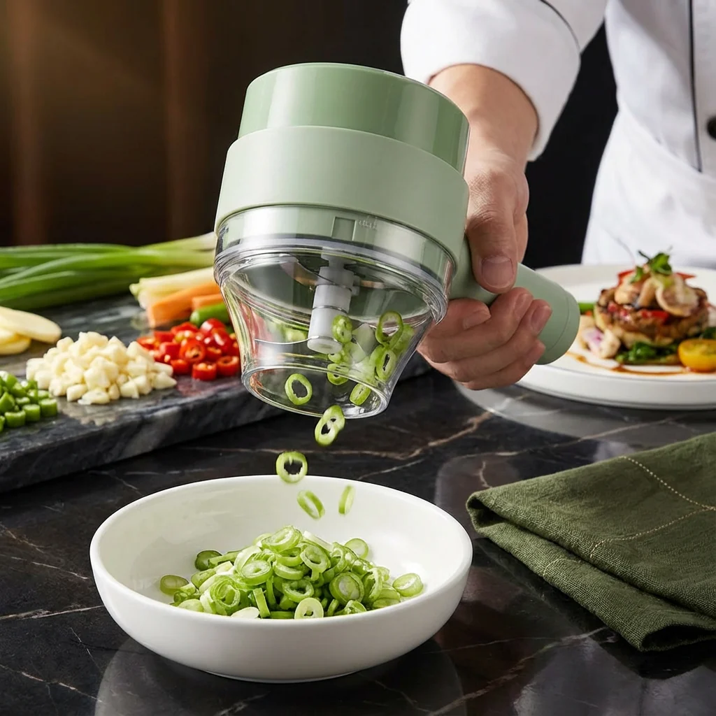 Vegetable Chopper Manual Handheld Easy Use Kitchen Tool - Image 2